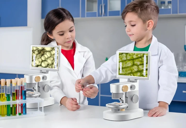 microscope with stand