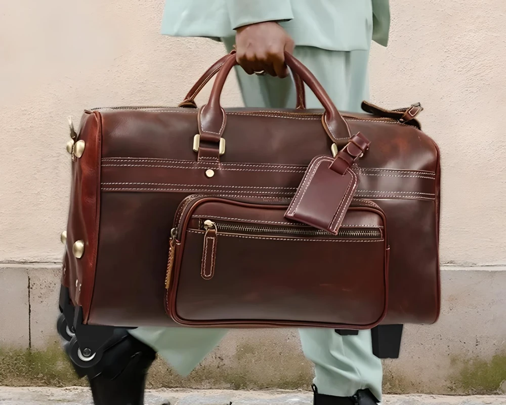 best leather carry on